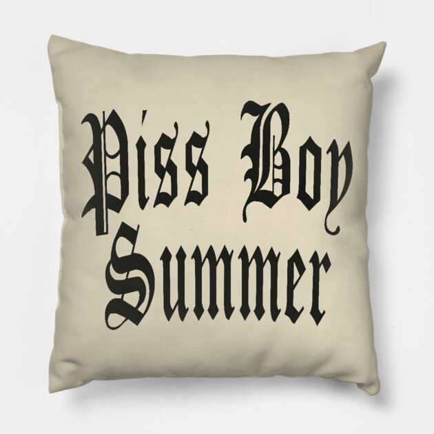 Piss Boy Summer Pillow by Jim and Them