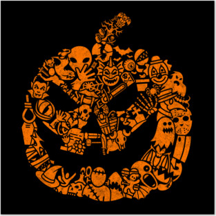 Halloween Mosaic Posters and Art