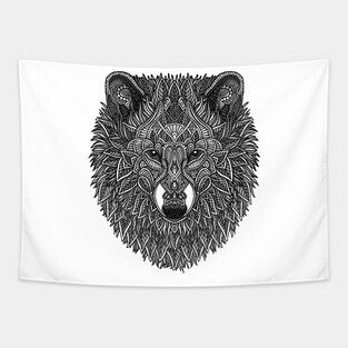 Gray Wolf Tapestry
