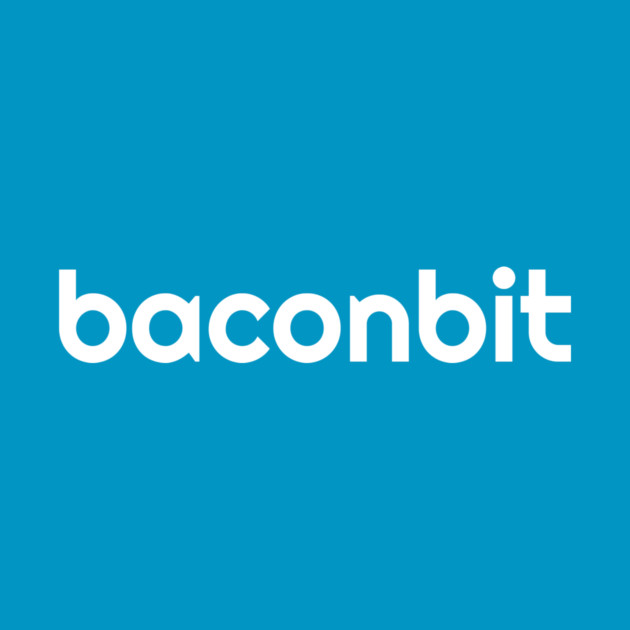 BaconBit - White Print by baconsale