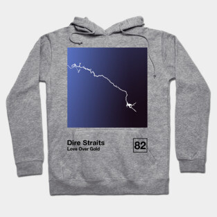 Love Over Gold / Minimalist Graphic Design Artwork Hoodie