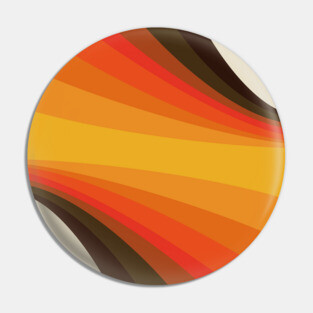 Retro Modern Abstract Shapes Pin