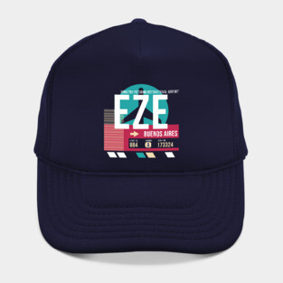 Buenos Aries, Argentina (EZE) Airport Code Baggage Tag E Hat