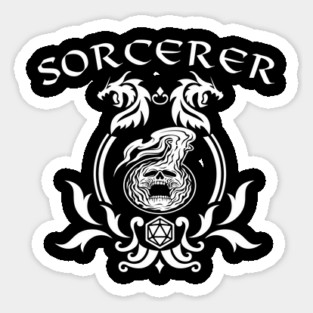 DnD Sorcerer Class Symbol Print Sticker