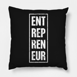 Clever ENTREPRENEUR Design Pillow