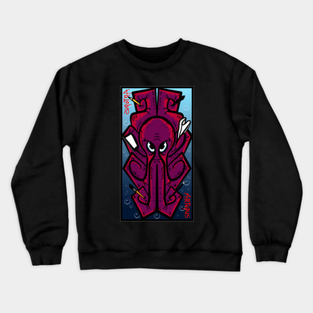 ARTOPUS Crewneck Sweatshirt by droidmonkey