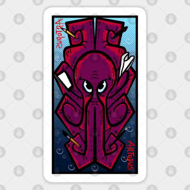 ARTOPUS Sticker by droidmonkey
