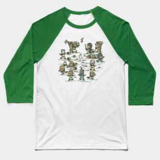 The Killer Rabbit of Caerban-Egg Baseball T-Shirt