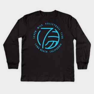 7 Mile Beach Volleyball Club Kids Long Sleeve T-Shirt