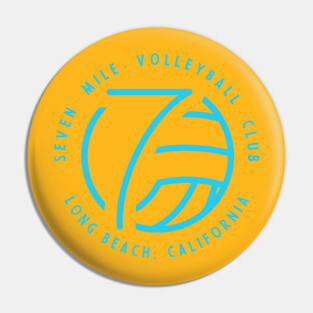 7 Mile Beach Volleyball Club Pin