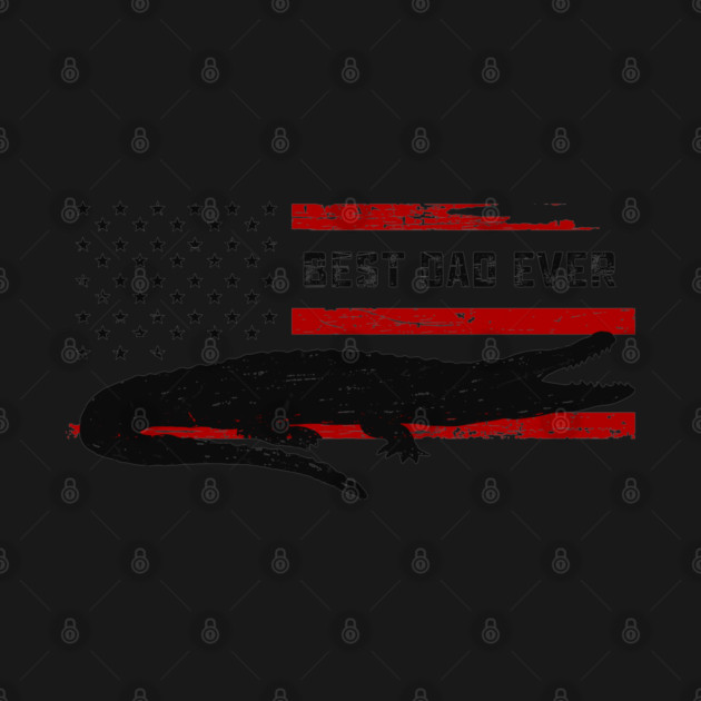 Best alligator dad ever Funny Gift Idea by Tshirtiz