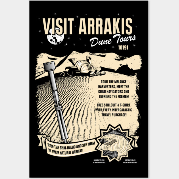 Visit Arrakis Wall Art by heavyhand