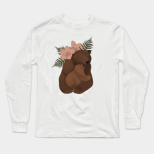 Mama bear & cub Long Sleeve T-Shirt