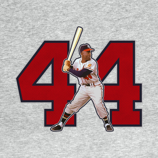 44 - Hammerin Hank Baseball Tee