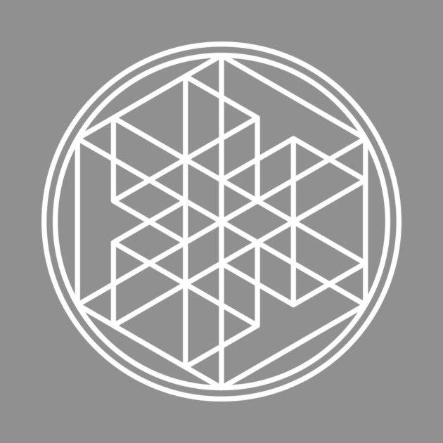 Multi-Dimensional Cube - Awesome Sacred Geometry Design by Nonstop Shirts