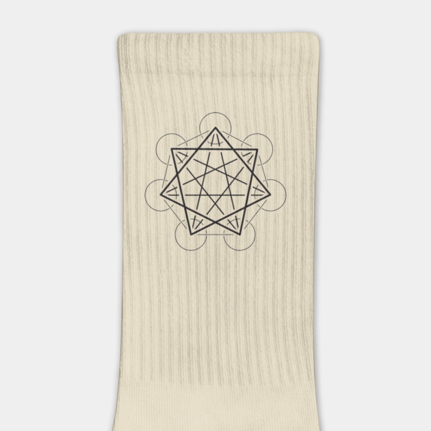 Heptagram (7 sided star) - Awesome Sacred Geometry Design by Nonstop Shirts