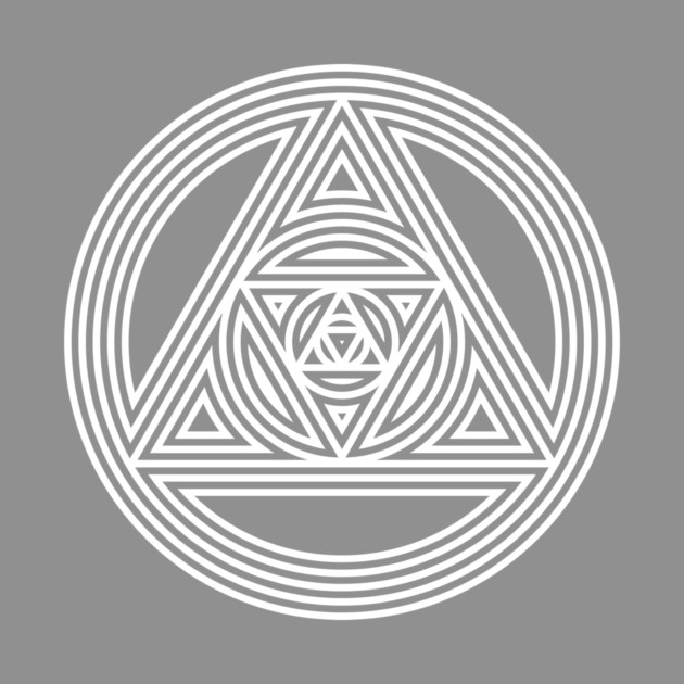 Interlocking Triangles - Awesome Sacred Geometry Design by Nonstop Shirts
