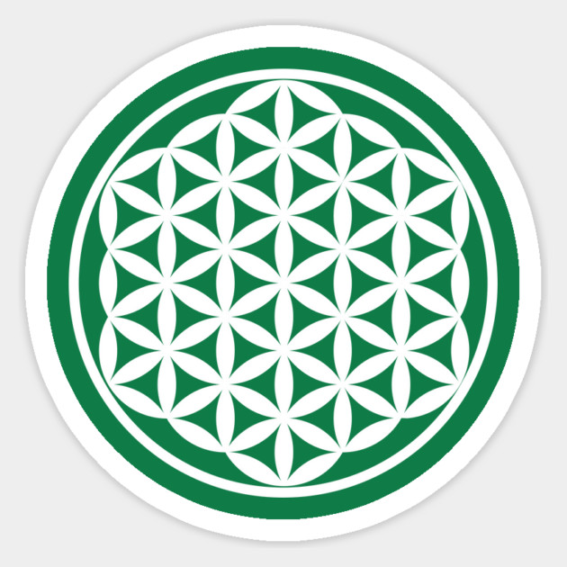 Flower of Life - Awesome Sacred Geometry Design Sticker by Nonstop Shirts