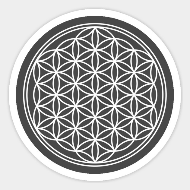 "Flower of Life" - Awesome Sacred Geometry Design Magnet by Nonstop Shirts