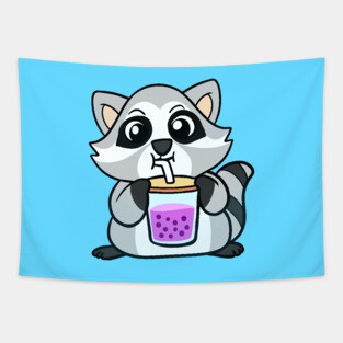 Boba Racoon Tapestry