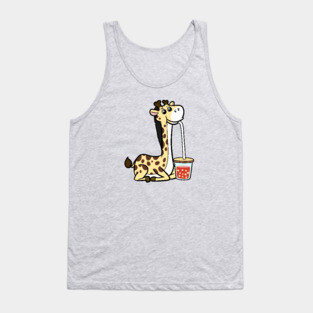 Boba Giraffe Tank Top