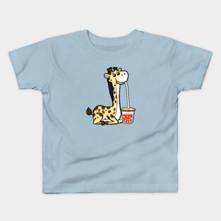 Boba Giraffe Kids T-Shirt