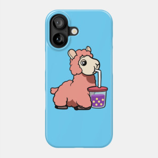 Boba Llama Phone Case