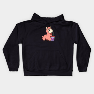 Boba Llama Kids Hoodie
