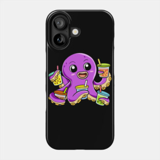 Boba Octopus Phone Case
