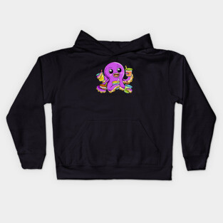 Boba Octopus Kids Hoodie