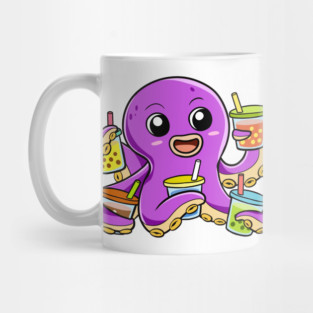 Boba Octopus Mug