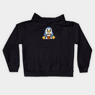 Boba Penguin Kids Hoodie