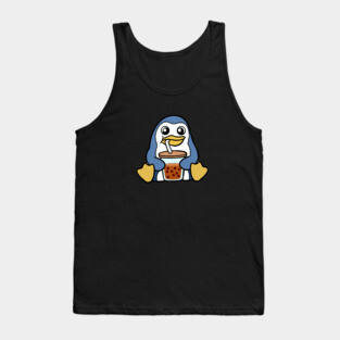 Boba Penguin Tank Top
