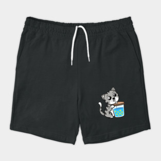 Boba Cat Shorts