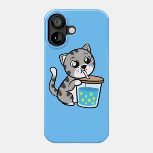 Boba Cat Phone Case