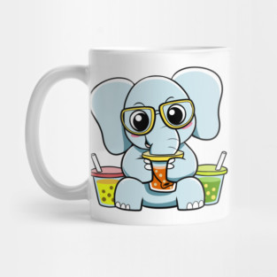 Boba Elephant Mug