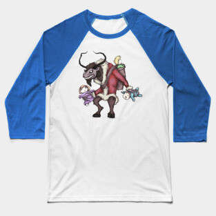 Krampus Baseball T-Shirt