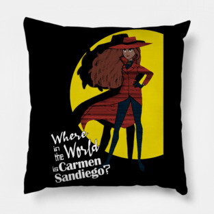 Where in the World is...? Pillow