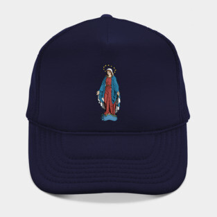 Blessed Virgin Mary Catholic Icon Hat