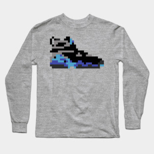 8-bit Jordan 8s Long Sleeve T-Shirt