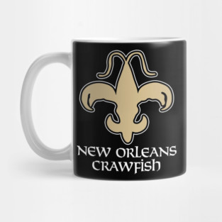 New Orleans Crawfish Boil - Fleur de Lis Crawdaddy Crayfish Mug