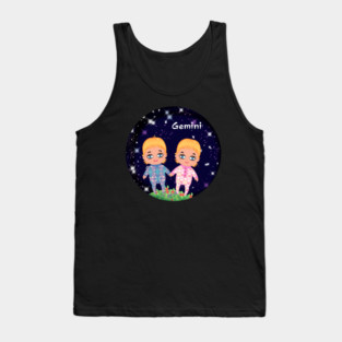 Gemini zodiac sign Tank Top