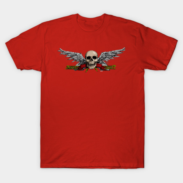 Skull Banner T-Shirt by D.W. Frydendall