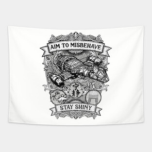 Aim to Misbehave Tapestry