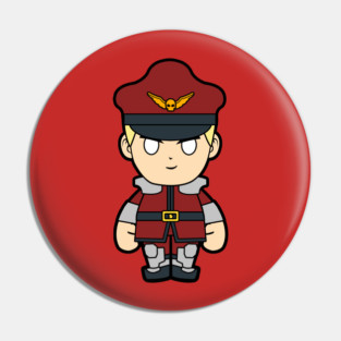 Bison Street Fighter Chibi Pin