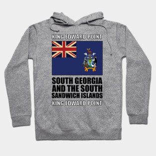 Flag of South Georgia and the South Sandwich Islands Hoodie