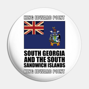 Flag of South Georgia and the South Sandwich Islands Pin