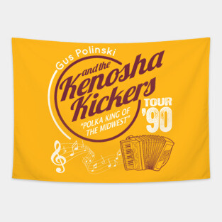 Gus Polinski and the Kenosha Kickers Tapestry
