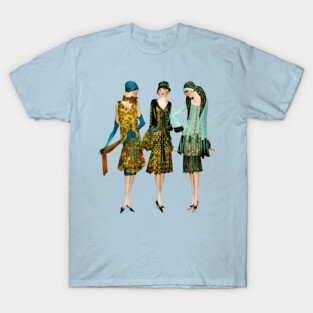 Vintage 1920s Art Nouveau Ladies T-Shirt