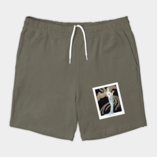 Vintage Art Nouveau Fashion Art Shorts